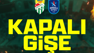 Photo of Frutti Extra Bursaspor – Anadolu Efes biletleri tükendi!