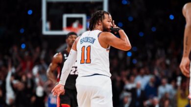 Photo of Jalen Brunson, New York Knicks’i sırtladı