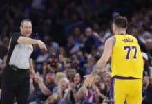 Photo of Doncic oyundan atıldı, Lakers kaybetti!